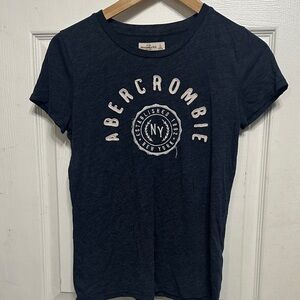 Abercrombie & Fitch Dark Blue Graphic Tee